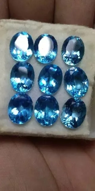 natural blue topaz swiss top lot semua borongan