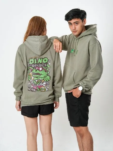 Dino Crunch Hoodie Jumper Pullover