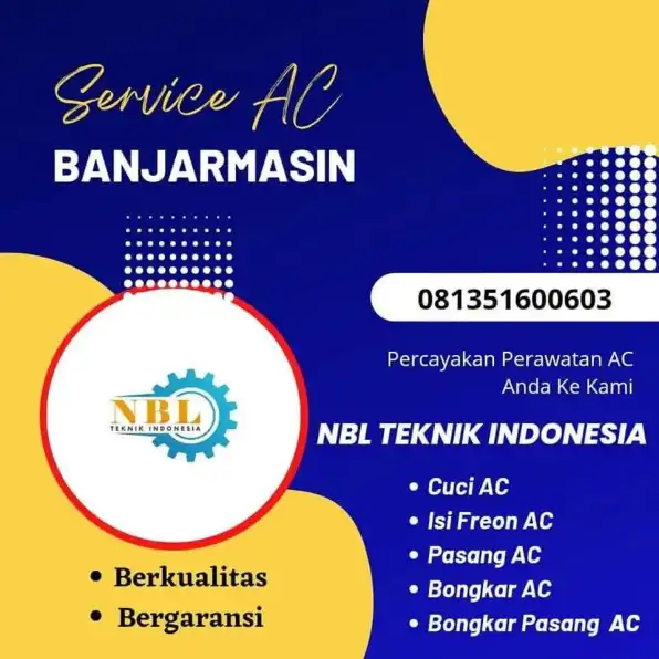 Jasa Service AC Di Banjarmasin 081351600603