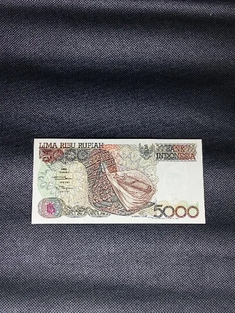 uangkuno 5000 rupiah sasando 