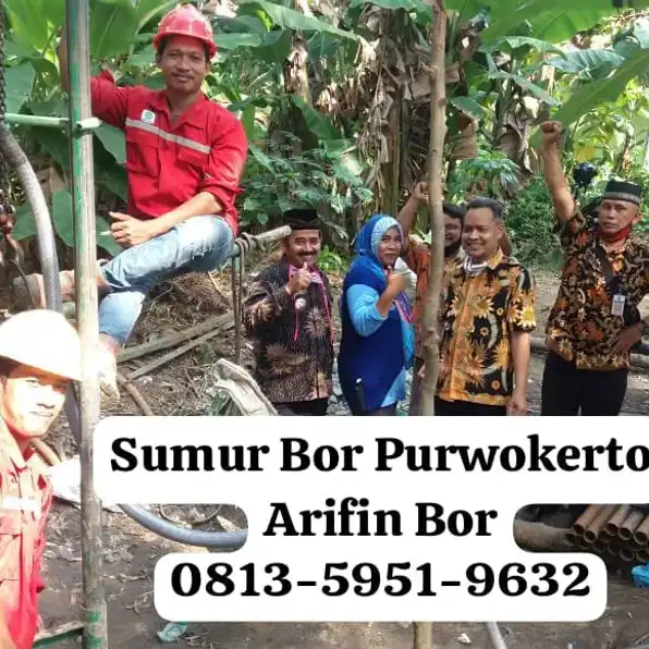 Jasa Sumur Bor Purbalingga 0813-5951-9632 Arifin Bor