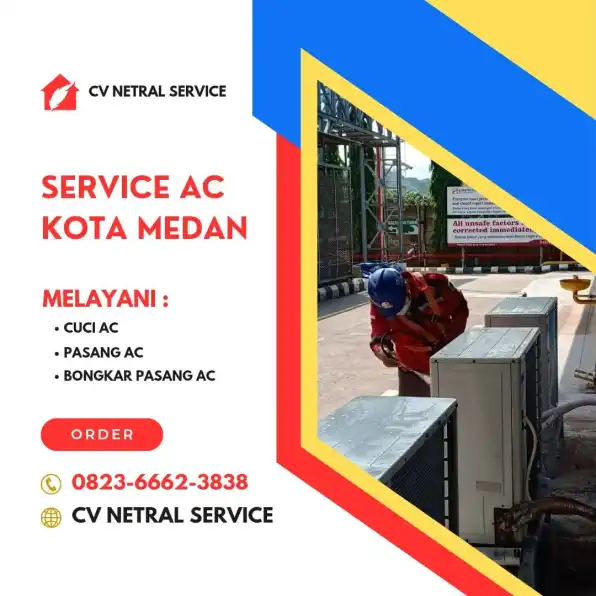 Pasang AC Medan Johor 0823-6662-3838