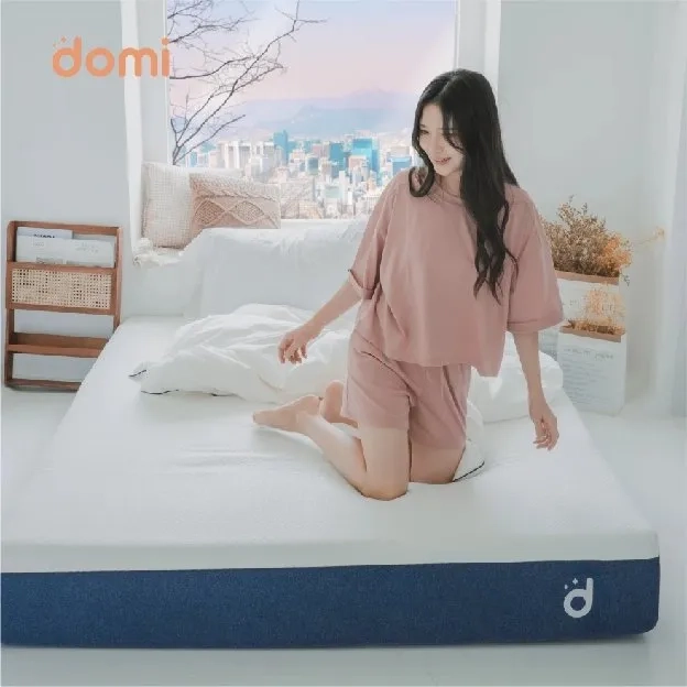 Domi Cloud Mattress / Kasur Pocket Spring Latex Greentea / Cooling Memory Foam Springbed / Mattress 