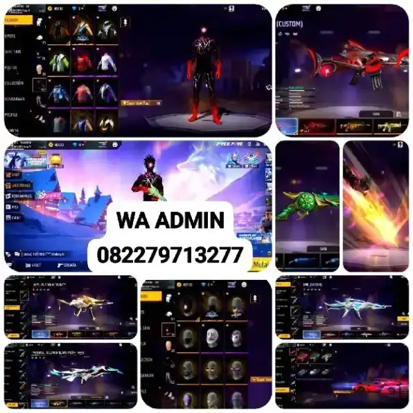 jual akun ff 50k yg minat chet wa admin 0822-7971-3277