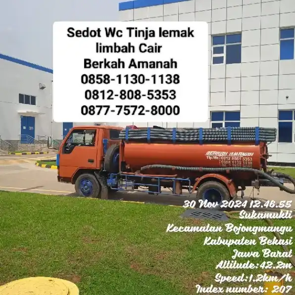 Jasa Sedot Wc Tangerang 0877-7572-8000 Berkah Amanah