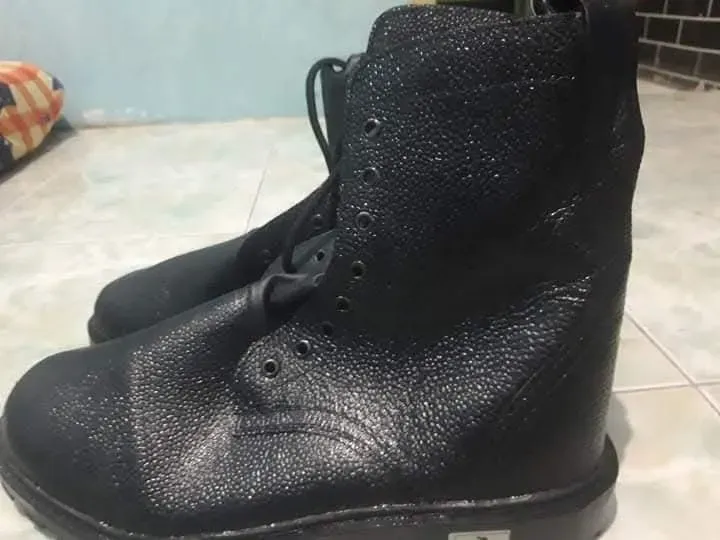 DI JUAL SEPATU PDL KULIT JERUK  NO 44