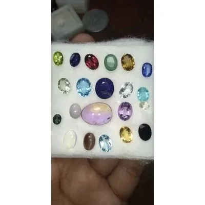 natural 21 batu mulia permata asli bukan sintetic sapphire topaz aquamarine dll 