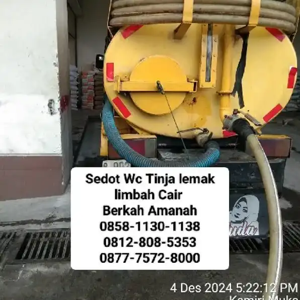 Jasa Sedot Wc Cikarang 0877-7572-8000 Berkah Amanah