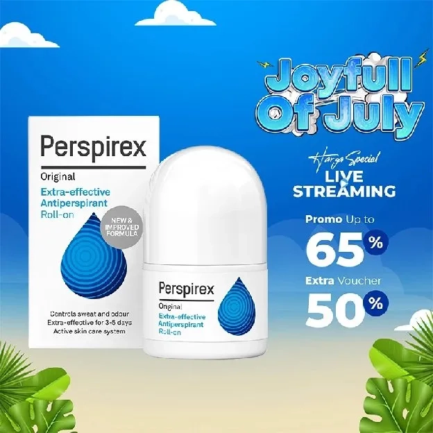 Perspirex Antiperspirant Roll On / Deodoran Perawatan Ketiak Bau Badan / Deodorant Tangan dan Kaki U