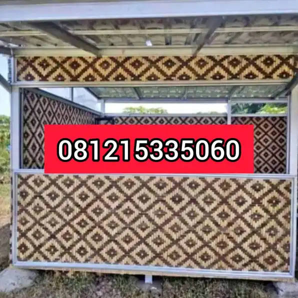 Jual Plafon Anyaman Bambu Semarang 081215335060