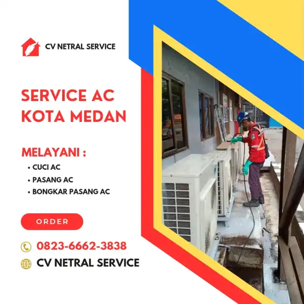 Service AC Perumahan The Java Residence Medan Helvetia 082366623838