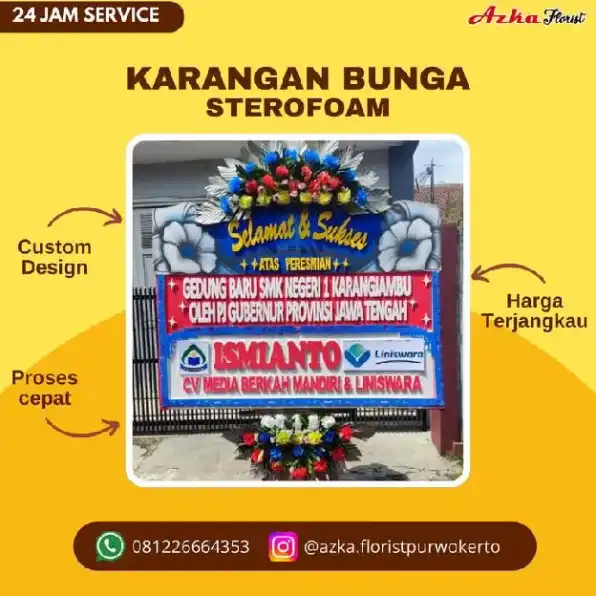 Toko Karangan Bunga Purwokerto 0857-4708-8555 Azka Florist