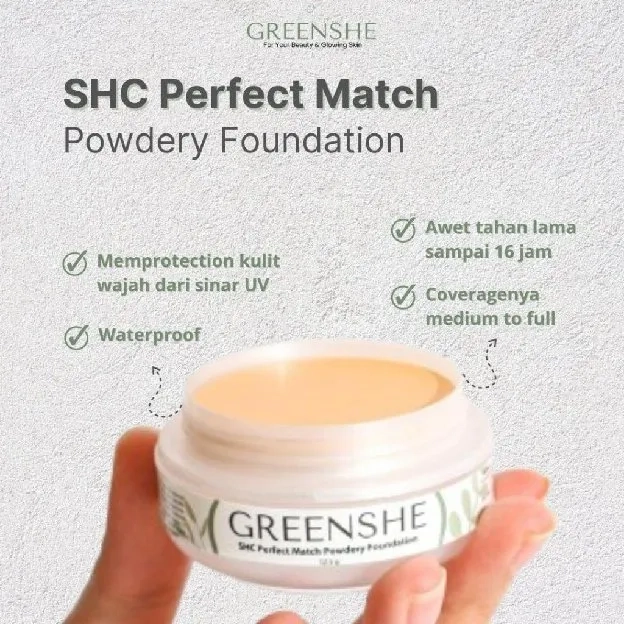 BEDAK SHC / BEDAK GREENSHE/ TONER GREENSHE /SERUM PRIMER ! BIKIN WAJAH GLOWING BEBAS JERAWAT MENUTUP