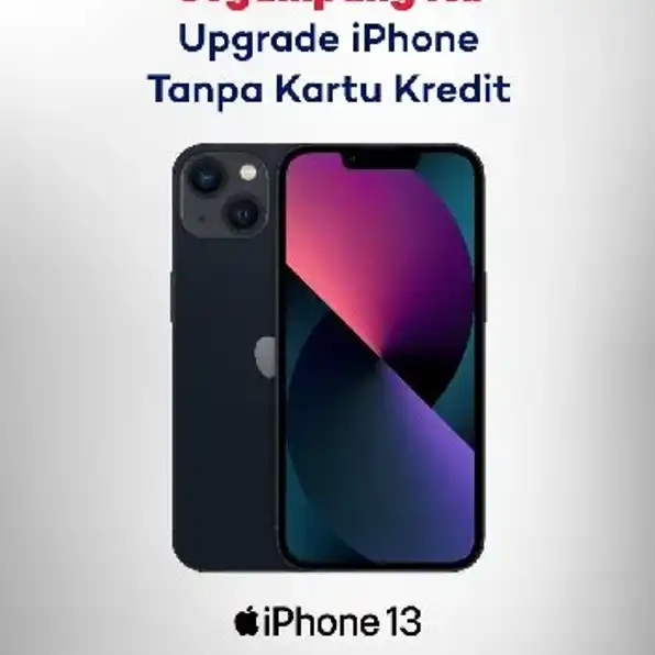 Cicilan Tanpa kartu Kredit, cukup KTP aja. Segampang itu Nyicil Iphone 13 128GB, Bebas cicilan 1x