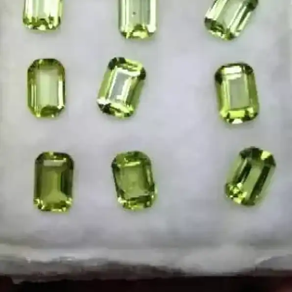 natural peridot 40 pcs