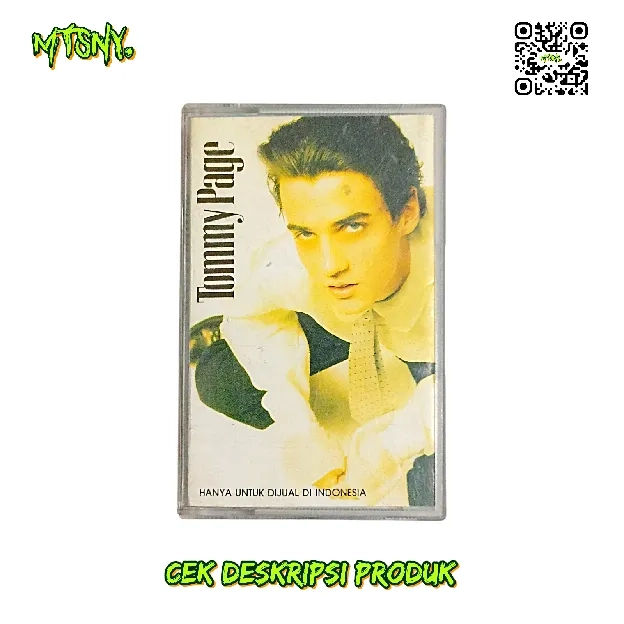 Kaset Pita Tommy Page Album Pertama Electronic Pop 1988