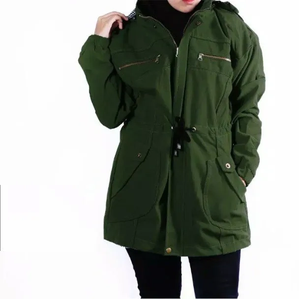 Jaket Parka Cewe Jumbo Hoodie - dmn