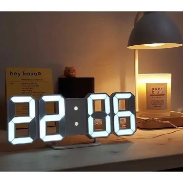 Jam Dinding Digital 3D Clock LED Meja R351 /  Jam Dekorasi / Jam Alarm / Jam Aestehtic Jam Kamar