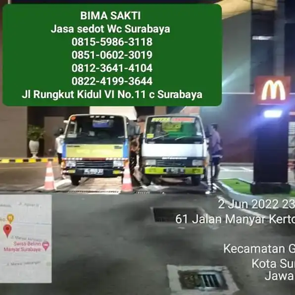 Jasa Sedot Wc Tambaksari 0815-5986-3118 Bima sakti