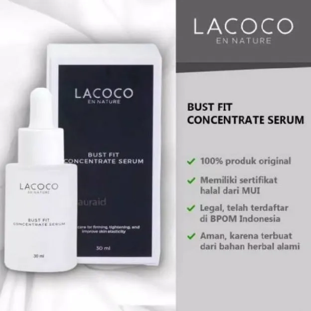 Lacoco Bust Fit Concentrate Serum - Lacoco Pembesar Payudara - Serum Pembesar Pengencang Payudara