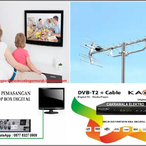 Toko Jasa Pasang Baru Antena TV Digital Pondok Melati Kota Bekasi