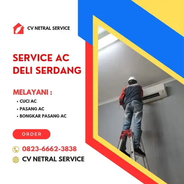 Pasang AC Deli Serdang 0823-6662-3838