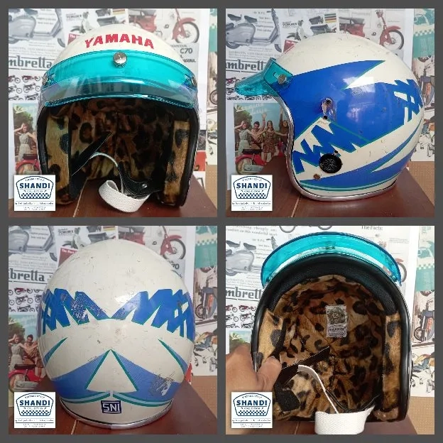 Helm Yamaha jadul oke