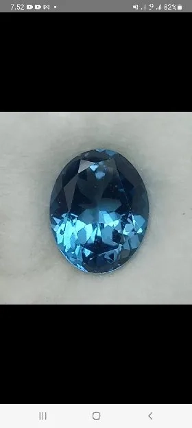 natural blue topaz london 3.50ct