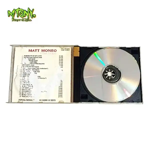 Kaset CD Musik Matt Monro A Time For Love