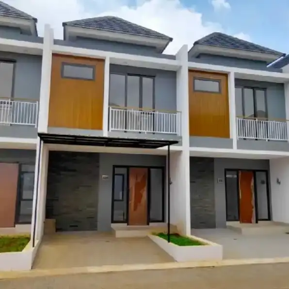 Rumah Milenials Modern Minimalist 800jt Gratis AC & Canopy