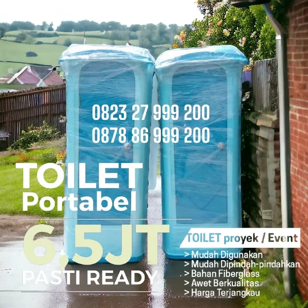 Toilet Portabel, Toilet Proyek/Event Murah, Siap Kirim.