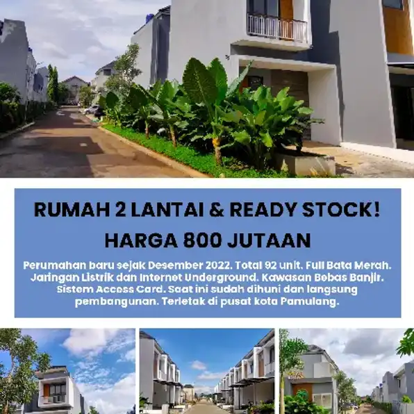 Rumah murah di kota pamulang