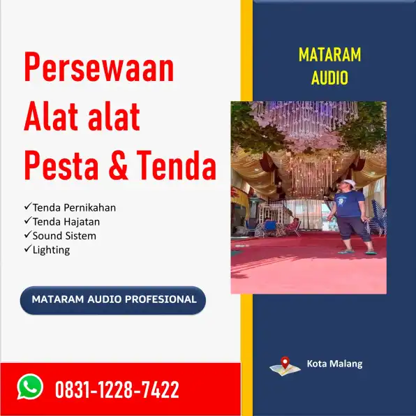 WA: 0831-1228-7422, Sewa Sound Sistem Outdoor Profesional di Malang