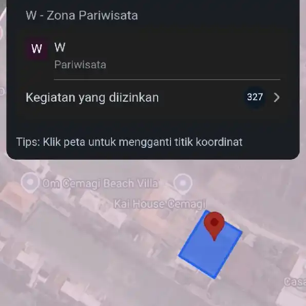 Dijual 3 are, Jl. Pratu Rai Madra Pantai Cemagi Seseh Mengwi