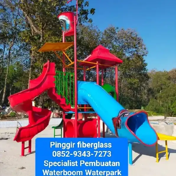 0852-9343-7273 Pinggiran fiberglass Jombang Pembuatan Wahana permainan Watermark Waterboom