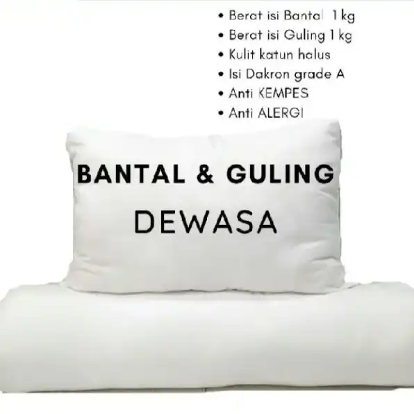 [PROMO]  BANTAL & GULING  Kepala DEWASA 1 Kg