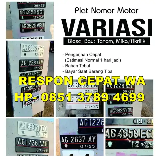 Wa 085137894699 jual plat nomor mobil asli bisa cod murah