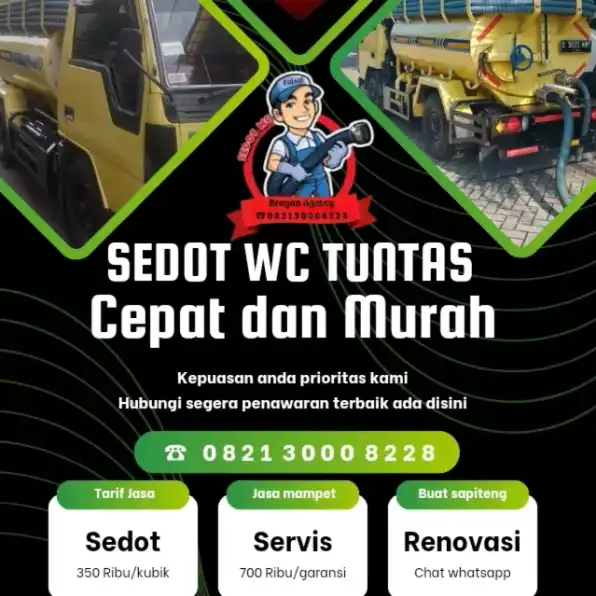 Sedot wc cahaya purbalingga terdekat termurah pasti tuntas bergaransi