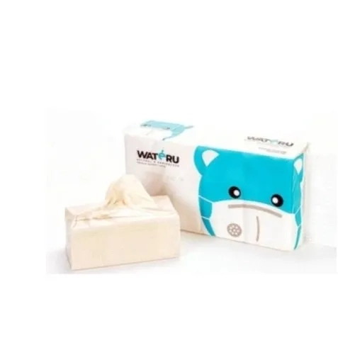 Wateru Premium Bamboo Facial Tissue / Tisu Wajah Bambu