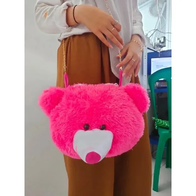 TAS boneka Teddy bear tas selempang boneka slempang rantai