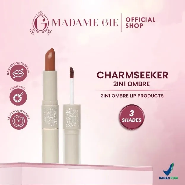 Madame Gie Charmseeker 2in1 Ombre - Make Up Soft Matte Finish