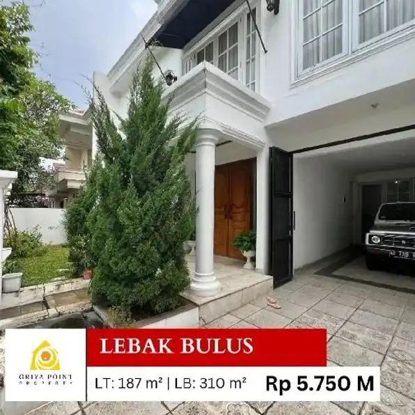 Rumah Mewah dlm komplek di Jakarta selatan,Lebak Bulus.bisa kpr