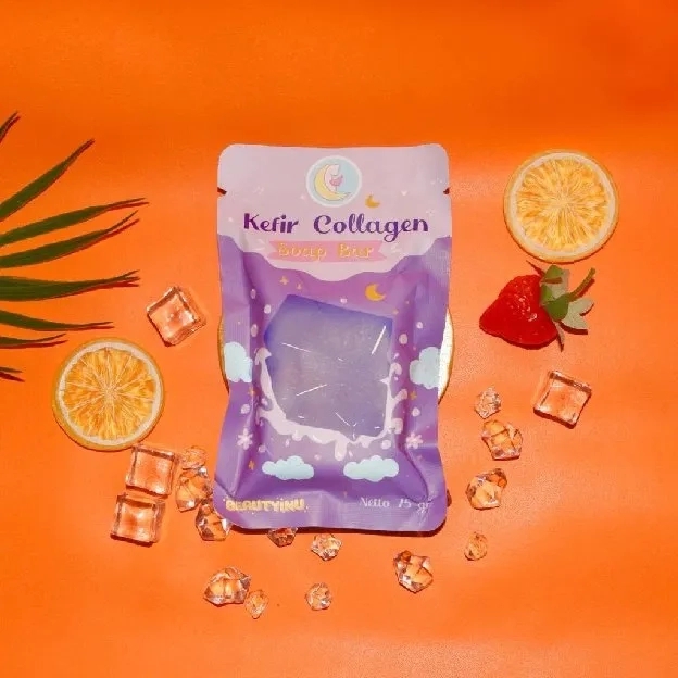 BPOM Sabun Kefir Collagen Pemutih Badan Original By Beautyinu