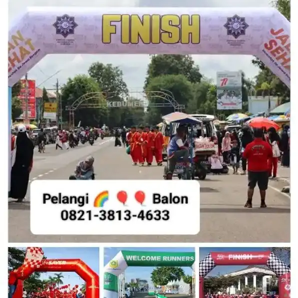 Pelangi Balon 0821-3813-4633 Jual Balon Gapura Gate Yogyakarta