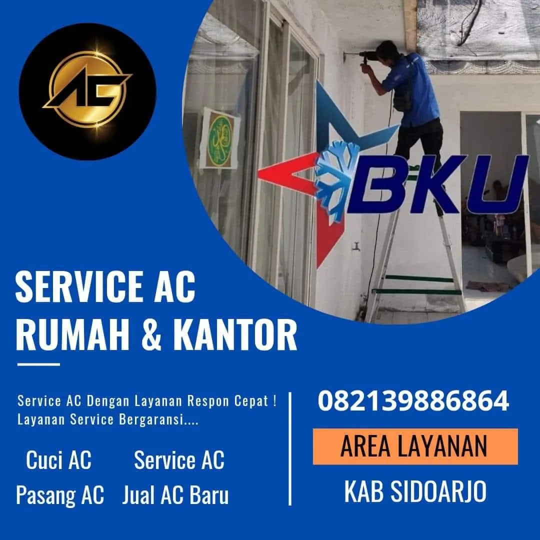 Service AC Rumah & Kantor Di Sidoarjo, Hubungi Kami !
