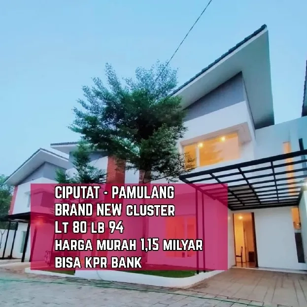 Rumah Mewah dlm Komplek di Ciputat.dkt gerbang Tol Pamulang.BsKPR