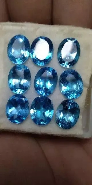 natural blue topaz swiss top lot semua borongan