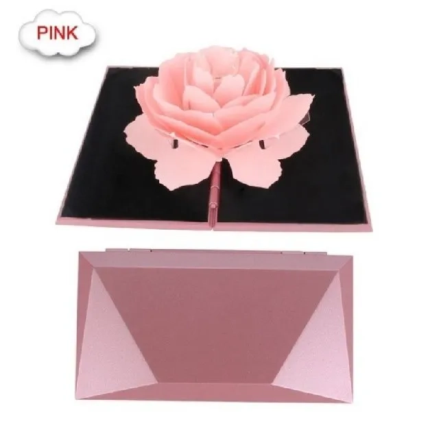 BOX CINCIN NIKAH LAMARAN 3D ROSE / TEMPAT CINCIN NIKAH LAMARAN / KOTAK CINCIN MAWAR / KOTAK CINCIN