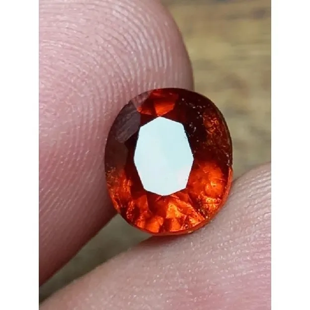 natural hesonite garnet srilanka 3.40ct