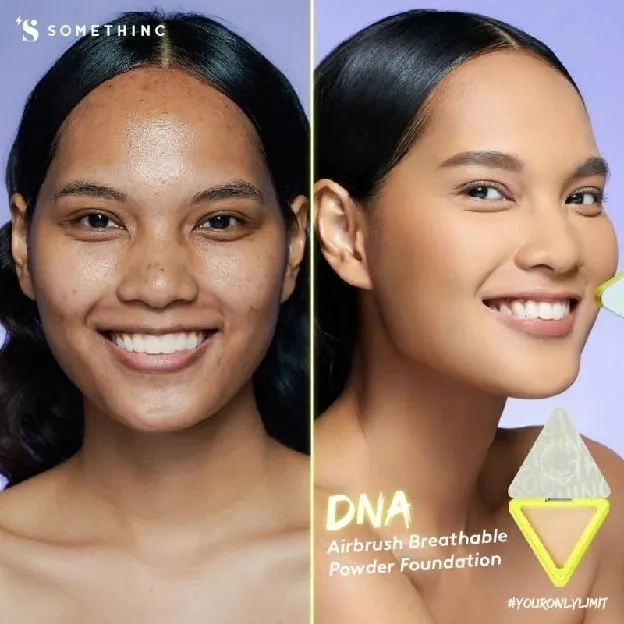 SOMETHINC DNA Airbrush Breathable Powder Foundation - Bedak Padat